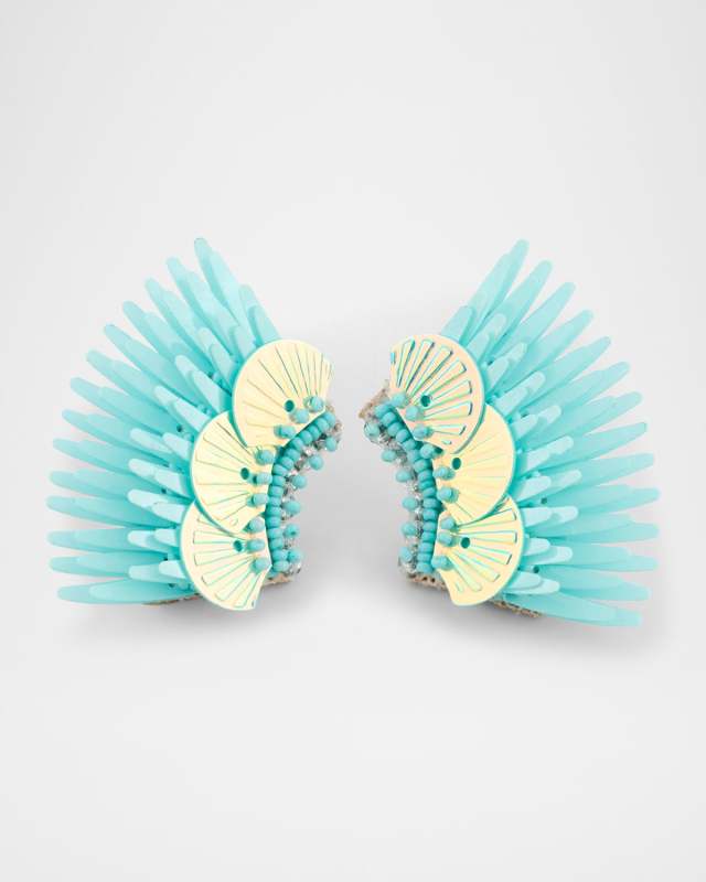 Shell Sequined Mini Madeline Earrings